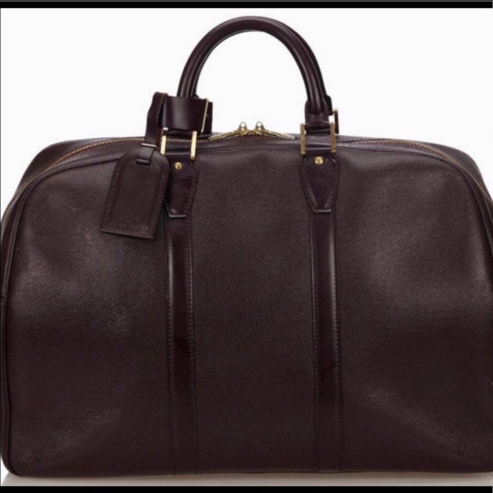 NEW❗️Louis Vuitton leather weekender duffle